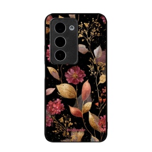 Lesklý kryt Mobiwear Glossy - Xiaomi Redmi 15 5G - G171G Zlatavé lístky a květy