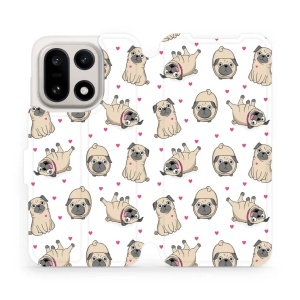 Flipové pouzdro Mobiwear - OnePlus 15 - M097P Mopsíci