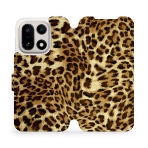 Flipové pouzdro Mobiwear - OnePlus 15 - VA33P Leopardí vzor