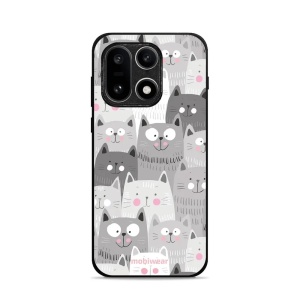 Lesklý kryt Mobiwear Glossy - OnePlus 15 - G045G - Kočičky