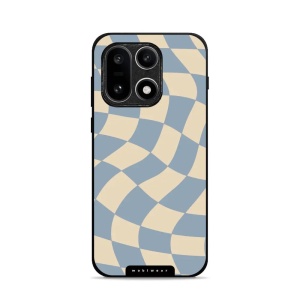 Lesklý kryt Mobiwear Glossy - OnePlus 15 - GA59G Modrá a béžová šachovnice