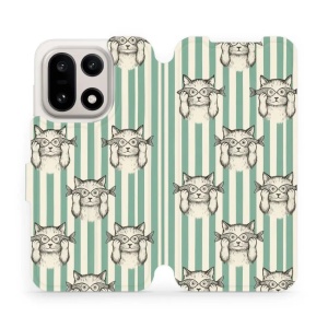 Flipové pouzdro Mobiwear - OnePlus 15 - VP90S Číča ryby