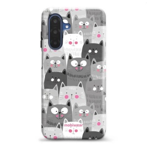 Odolný obal Mobiwear Elite Pro - Samsung Galaxy A17 / A17 5G - E099E Kočičky
