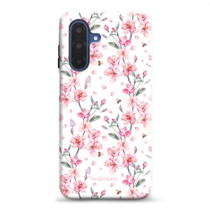 Odolný obal Mobiwear Elite Pro - Samsung Galaxy A17 / A17 5G - E124E Růžové květy