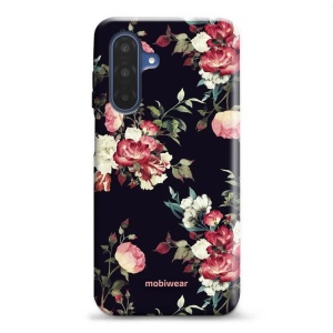 Odolný obal Mobiwear Elite Pro - Samsung Galaxy A17 / A17 5G - ED11E Růže na černé