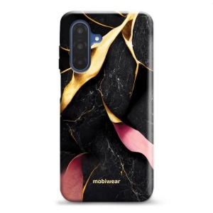 Odolný obal Mobiwear Elite Pro - Samsung Galaxy A17 / A17 5G - EP35E Černý a zlatavý mramor