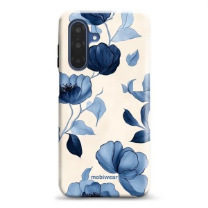 Odolný obal Mobiwear Elite Pro - Samsung Galaxy A17 / A17 5G - EP73E Modrá krása květů