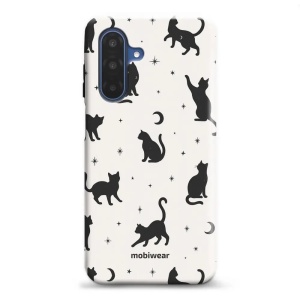 Odolný obal Mobiwear Elite Pro - Samsung Galaxy A17 / A17 5G - E162E Noční kočičky