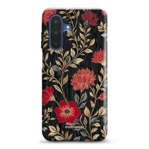 Odolný obal Mobiwear Elite Pro - Samsung Galaxy A17 / A17 5G - E172E Červená kvítka