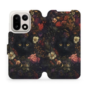 Flipové pouzdro Mobiwear - OnePlus 15 - V161S Temné kočky