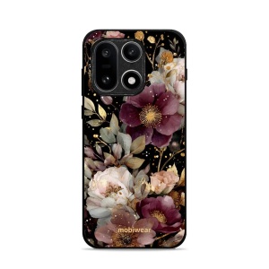 Lesklý kryt Mobiwear Glossy - OnePlus 15 - G169G Zlatavé kvítky