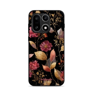 Lesklý kryt Mobiwear Glossy - OnePlus 15 - G171G Zlatavé lístky a květy