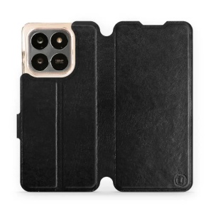 Flipové pouzdro Mobiwear - Honor X7d / Honor 400 Smart - Černé a šedé - VÝPRODEJ