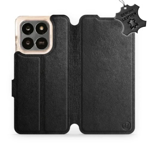 Kožené flip pouzdro Mobiwear - Honor X7d / Honor 400 Smart - Černé