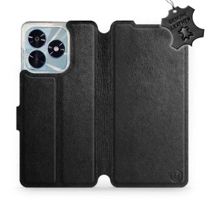 Kožené flip pouzdro Mobiwear - Honor X5c Plus - Černé