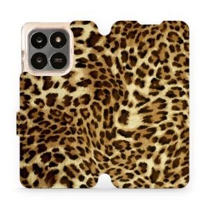 Flipové pouzdro Mobiwear - Honor X7d / Honor 400 Smart - VA33P Leopardí vzor