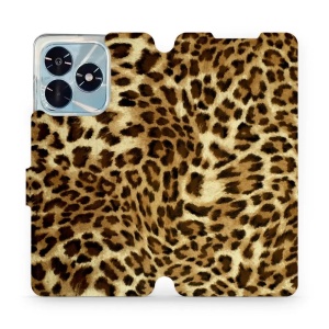 Flipové pouzdro Mobiwear - Honor X5c Plus - VA33P Leopardí vzor