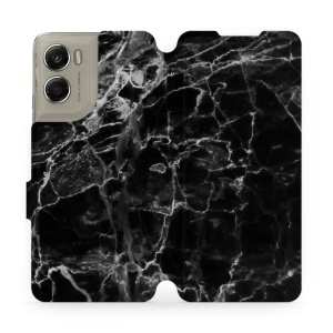 Flipové pouzdro Mobiwear - Motorola Moto G06 Power - V056P Černý mramor