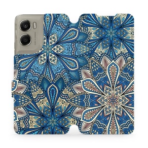Flipové pouzdro Mobiwear - Motorola Moto G06 Power - V108P Modré mandala květy