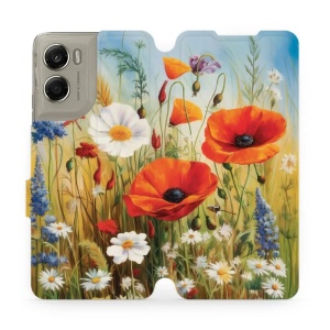 Flipové pouzdro Mobiwear - Motorola Moto G06 Power - VP43S Letní louka