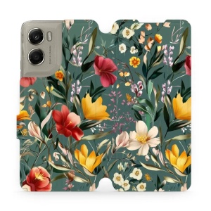 Flipové pouzdro Mobiwear - Motorola Moto G06 Power - VP71S Na zelené louce