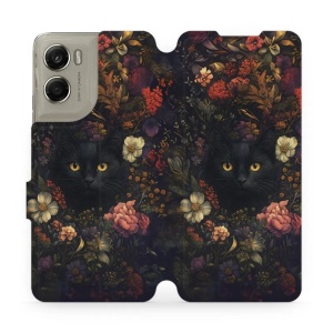Flipové pouzdro Mobiwear - Motorola Moto G06 Power - V161S Temné kočky