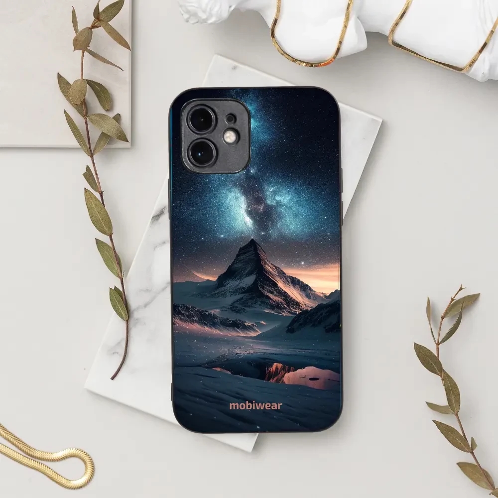Lesklý kryt Mobiwear Glossy - Xiaomi Poco M5s - G006G Hora s hvězdnou oblohou