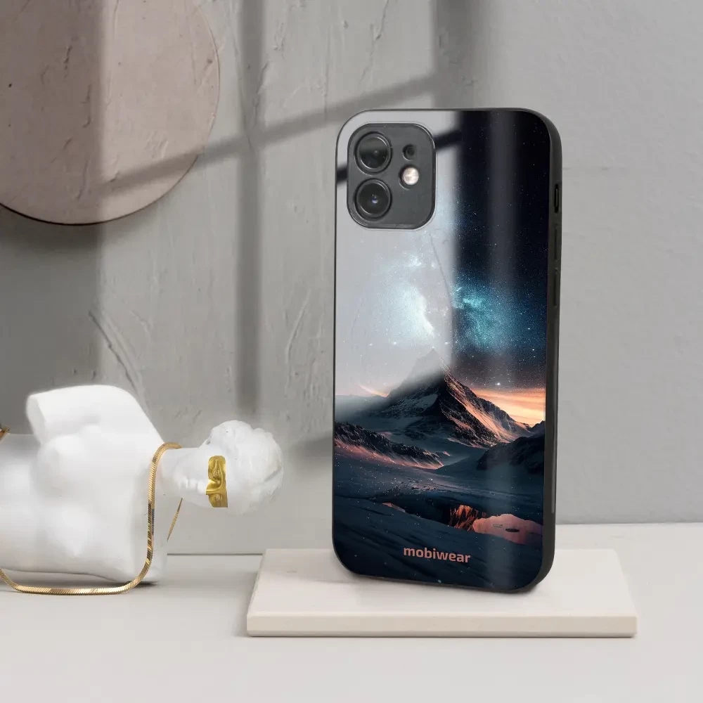 Lesklý kryt Mobiwear Glossy - Xiaomi Poco M5s - G006G Hora s hvězdnou oblohou