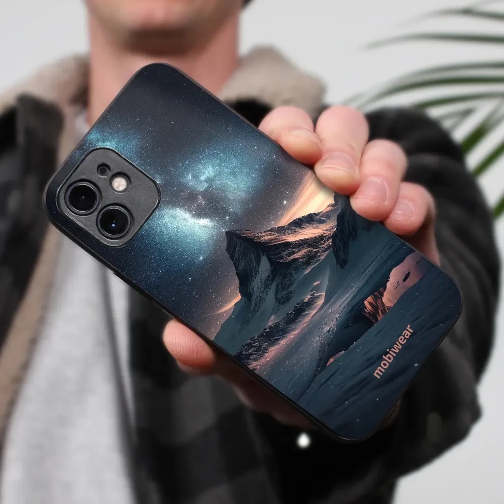 Lesklý kryt Mobiwear Glossy - Xiaomi Poco M5s - G006G Hora s hvězdnou oblohou