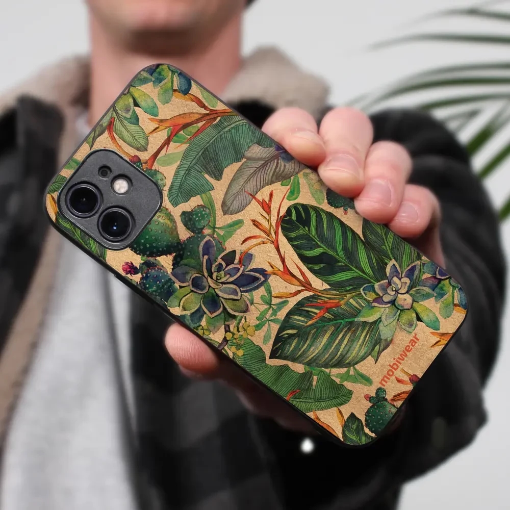 Lesklý kryt Mobiwear Glossy - Xiaomi Redmi 12C - G036G - Sukulenty