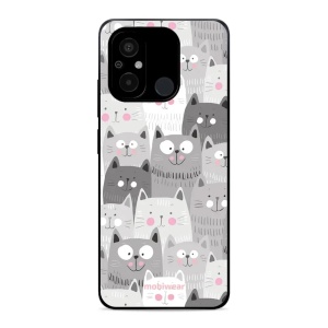Lesklý kryt Mobiwear Glossy - Xiaomi Redmi 12C - G045G - Kočičky