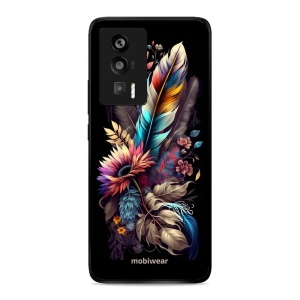 Lesklý kryt Mobiwear Glossy - Xiaomi Poco F5 Pro - G011G Kytice s pírkem