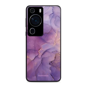 Lesklý kryt Mobiwear Glossy - Huawei P60 Pro - G050G - Fialový mramor