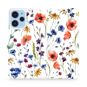 Flipové pouzdro Mobiwear - Xiaomi Redmi 12 - MP04S Luční kvítí