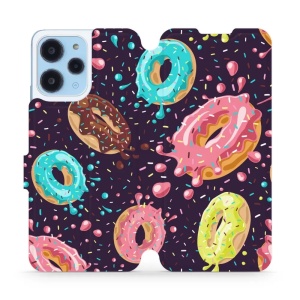 Flipové pouzdro Mobiwear - Xiaomi Redmi 12 - VP19S Donutky