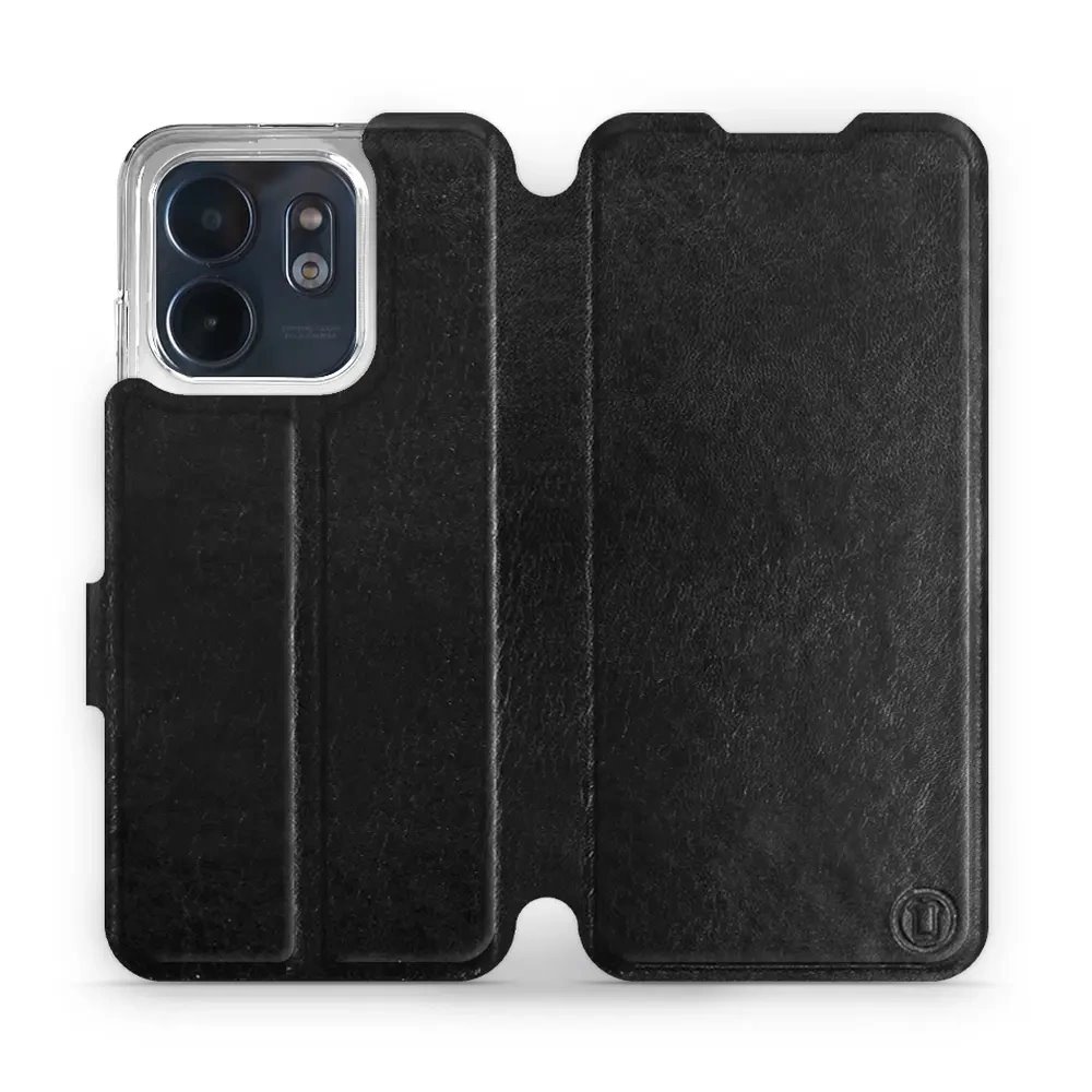 Flipové pouzdro Mobiwear - Infinix Smart 9 - Černé a šedé