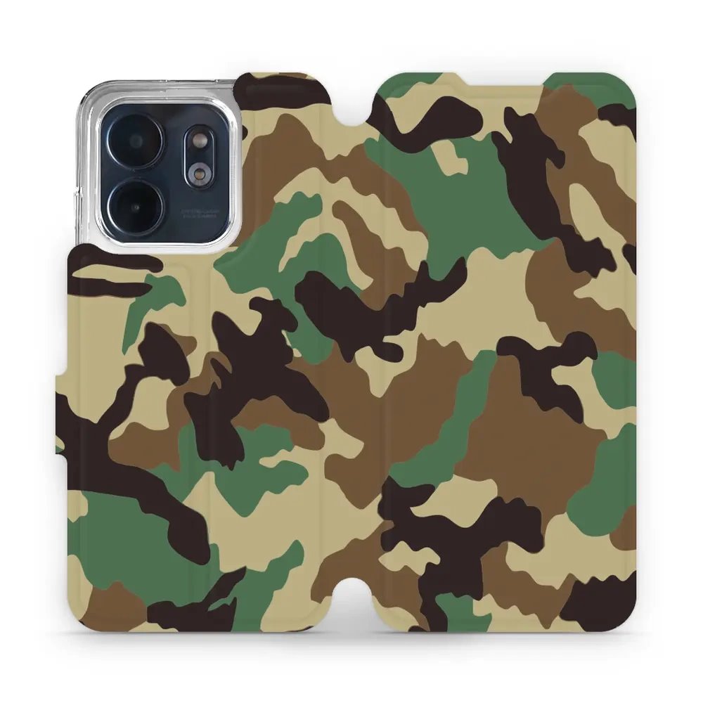 Flipové pouzdro Mobiwear - Infinix Smart 9 - V111P Maskáče