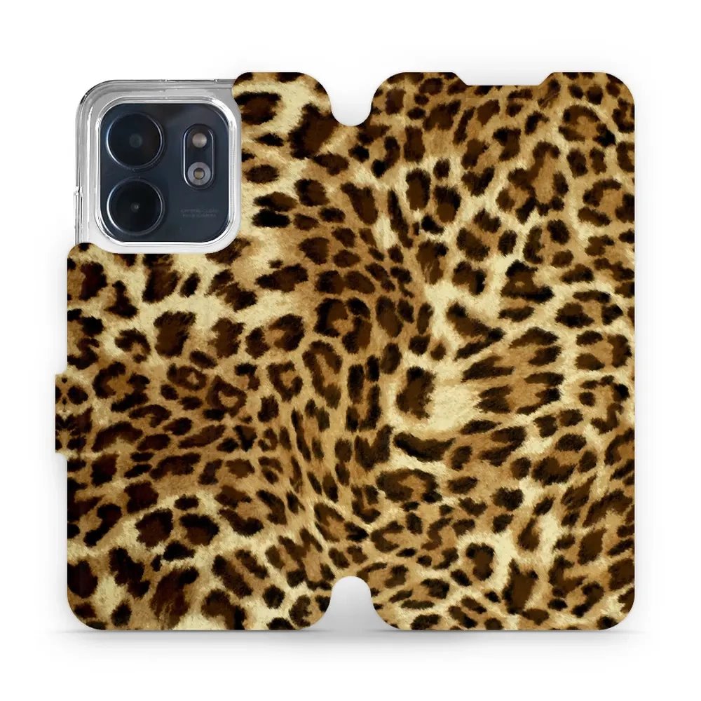 Flipové pouzdro Mobiwear - Infinix Smart 9 - VA33P Leopardí vzor