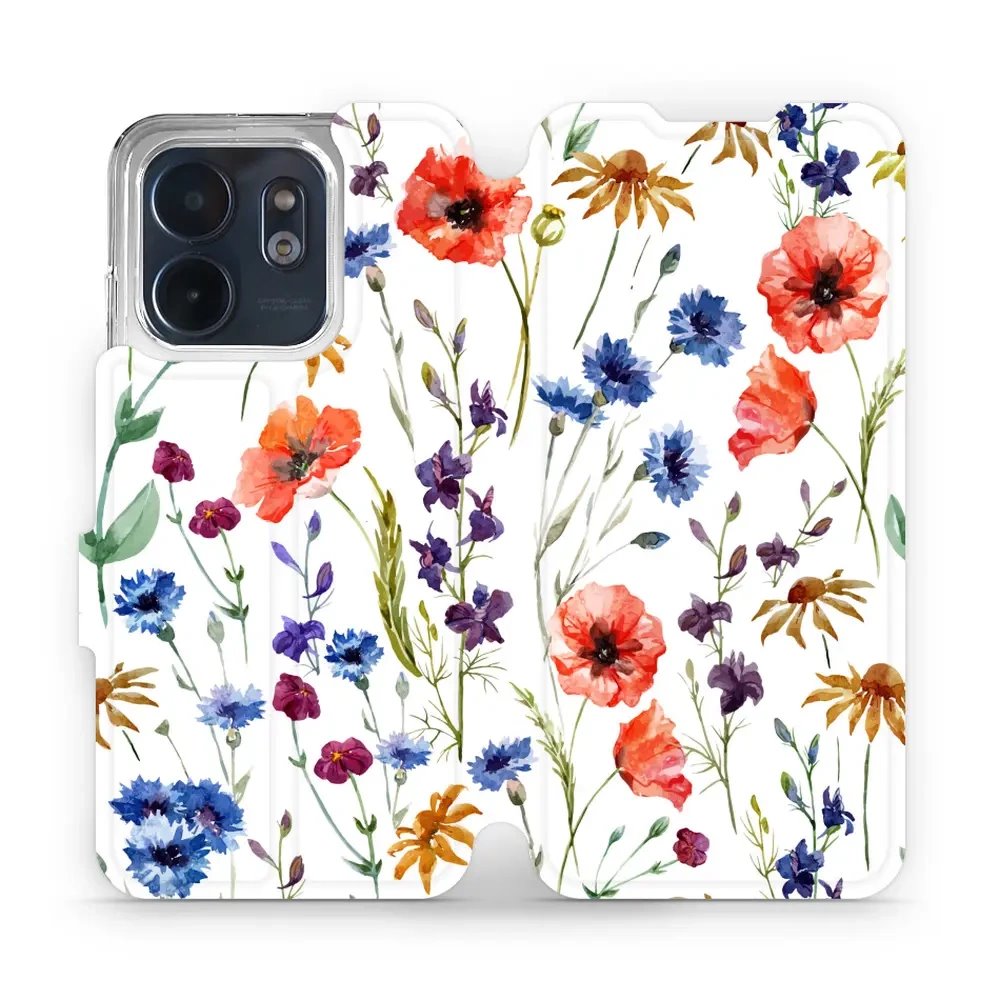 Flipové pouzdro Mobiwear - Infinix Smart 9 - MP04S Luční kvítí