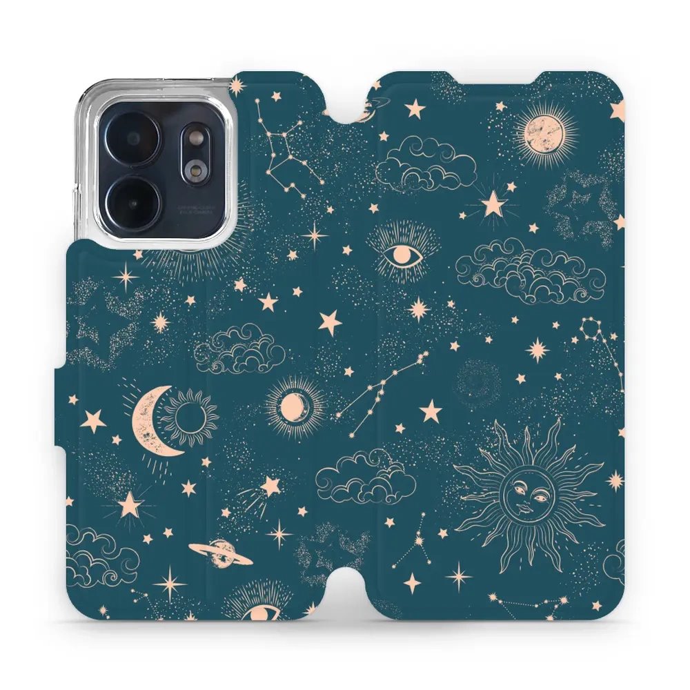 Flipové pouzdro Mobiwear - Infinix Smart 9 - VP14S Magický vesmír