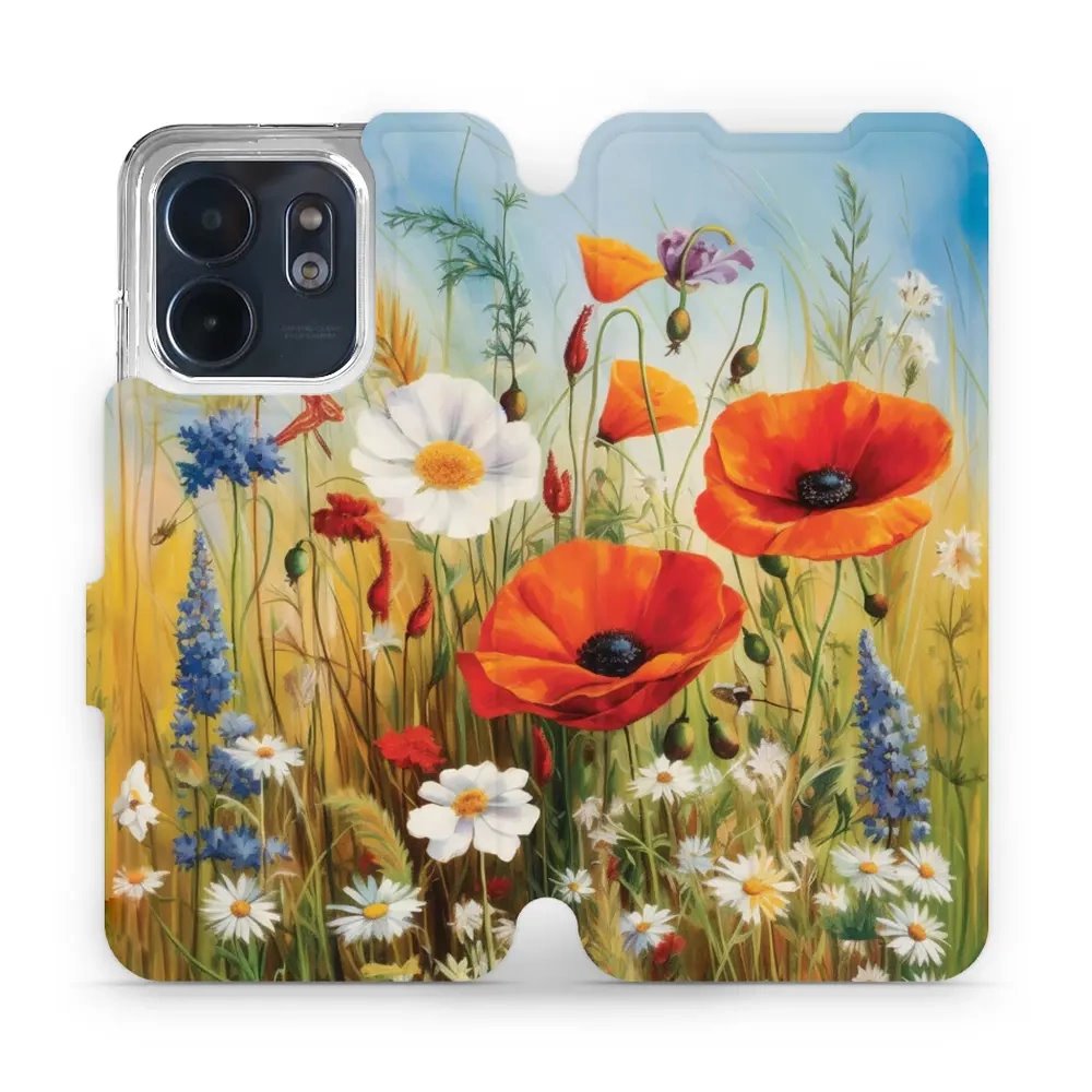 Flipové pouzdro Mobiwear - Infinix Smart 9 - VP43S Letní louka