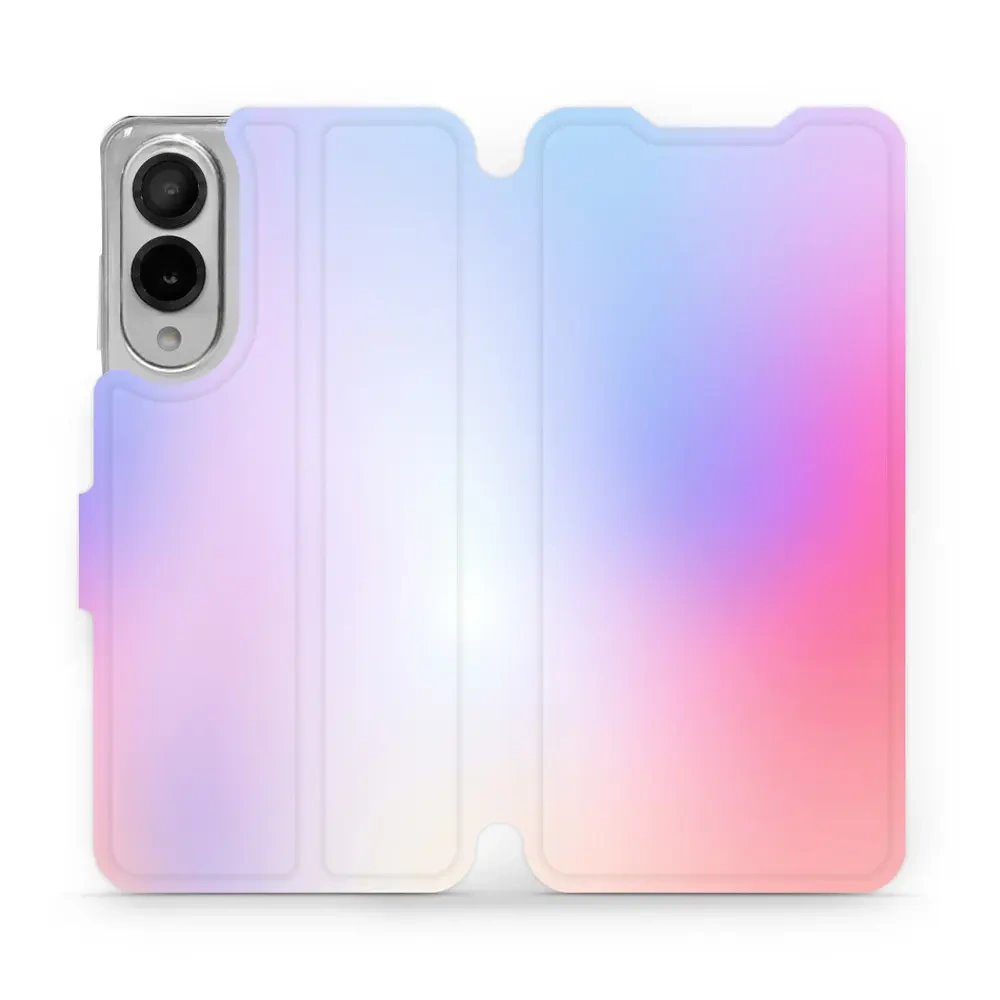 Flipové pouzdro Mobiwear - Samsung Galaxy S25 Edge - VP65S Nachový odstín