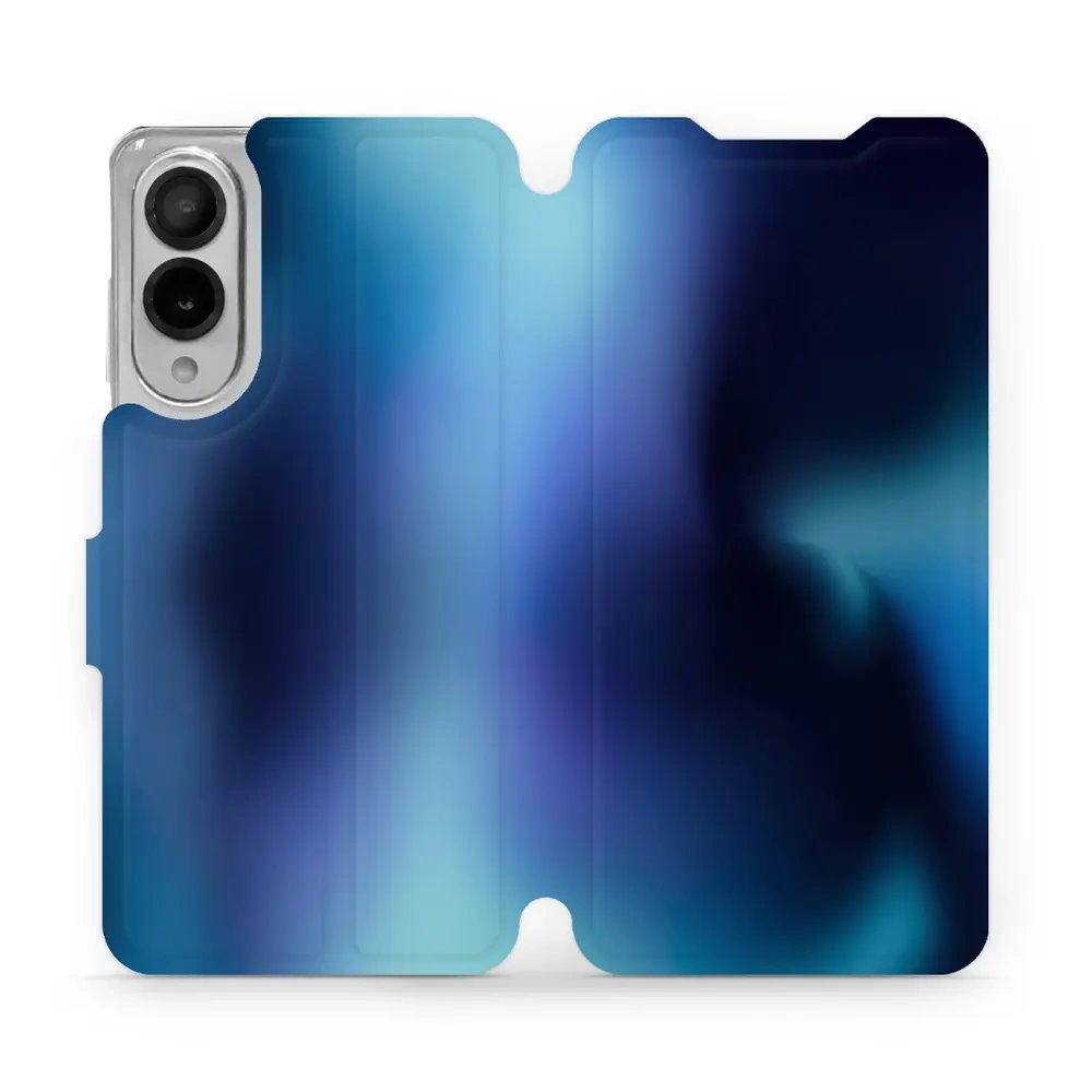 Flipové pouzdro Mobiwear - Samsung Galaxy S25 Edge - VP68S Modrý odstín