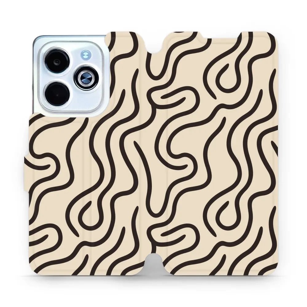 Flipové pouzdro Mobiwear - Infinix Smart 8 - VA60S Linky