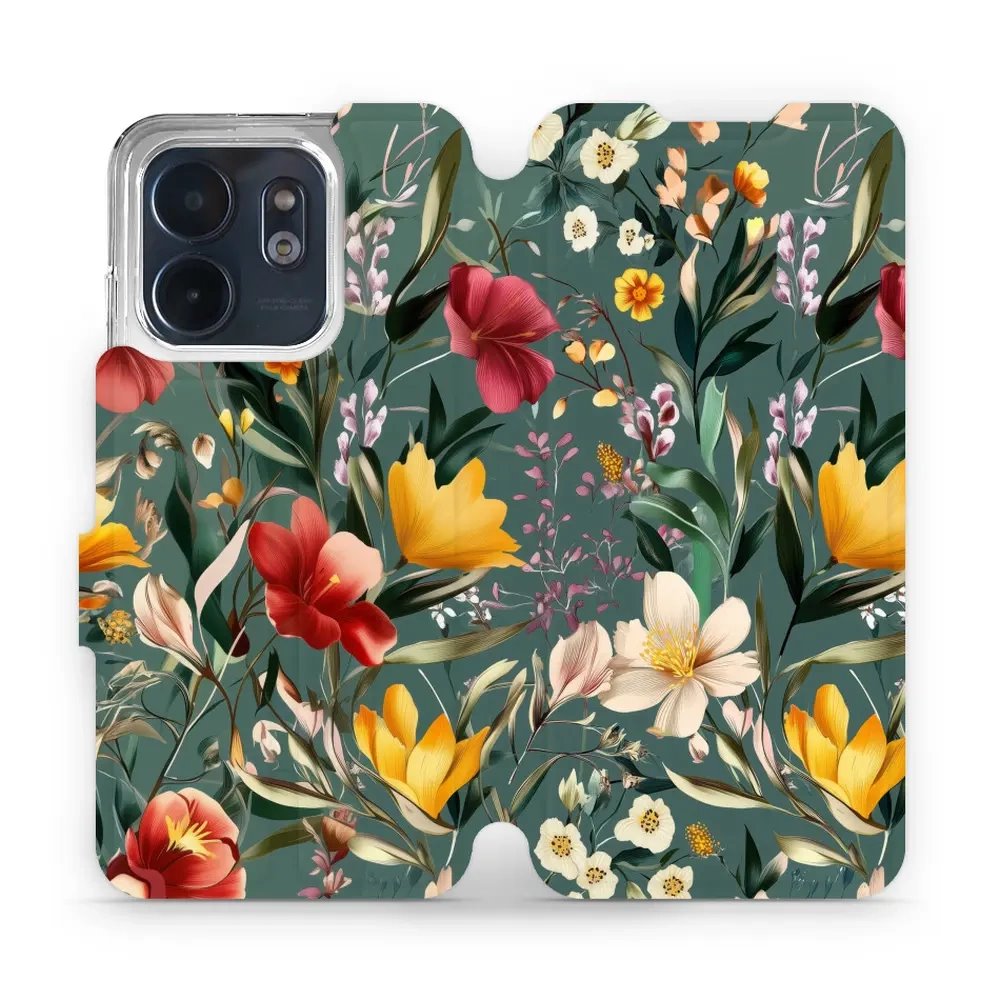Flipové pouzdro Mobiwear - Infinix Smart 9 - VP71S Na zelené louce