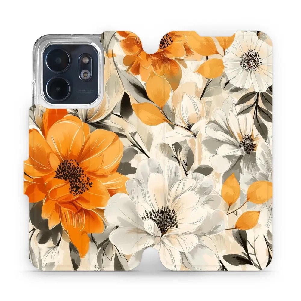 Flipové pouzdro Mobiwear - Infinix Smart 9 - VP75S Podzimní květy