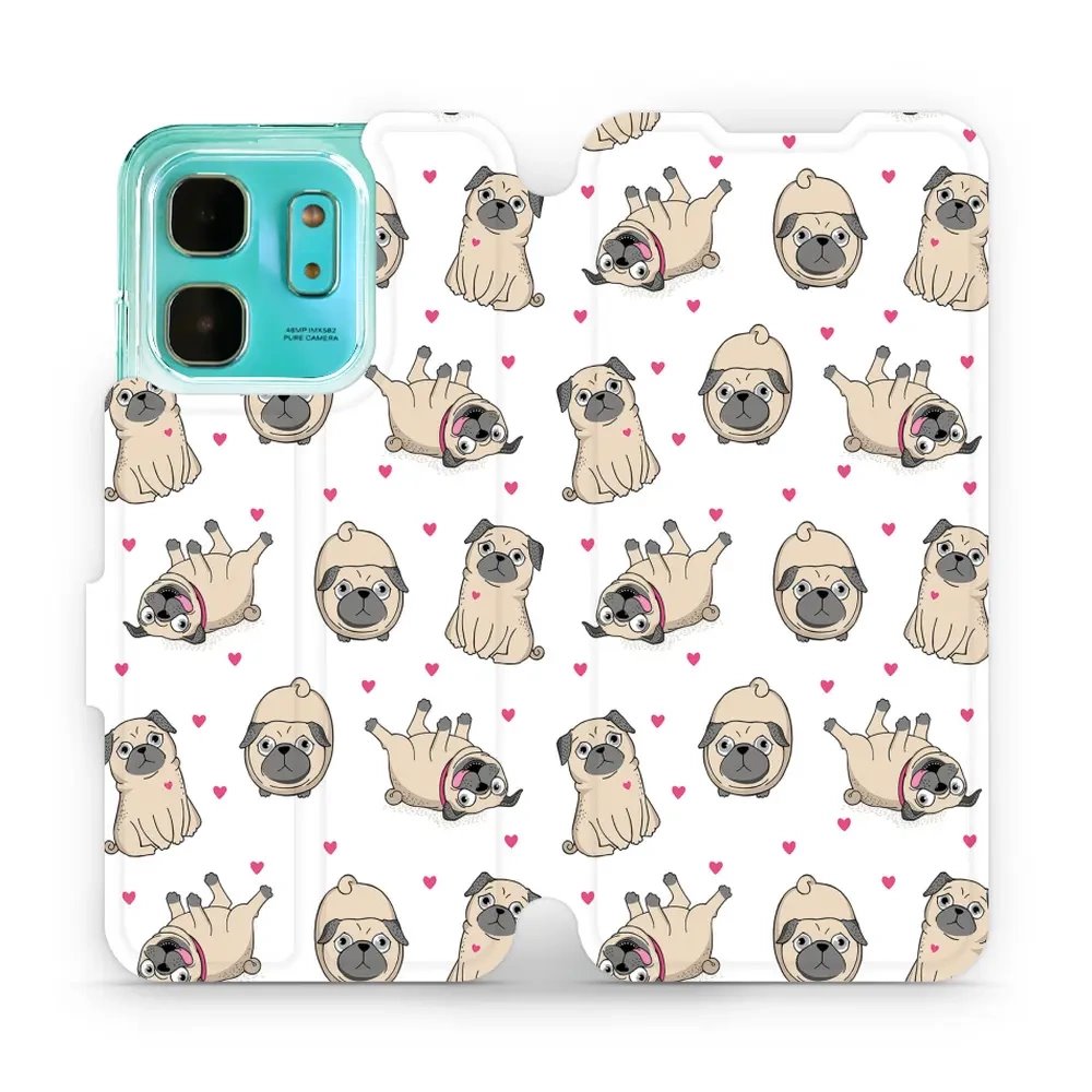 Flipové pouzdro Mobiwear - Infinix HOT 50i - M097P Mopsíci