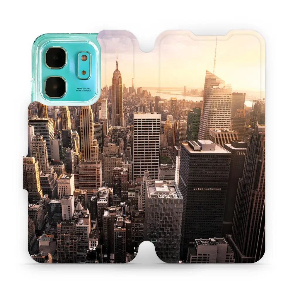 Flipové pouzdro Mobiwear - Infinix HOT 50i - M138P New York