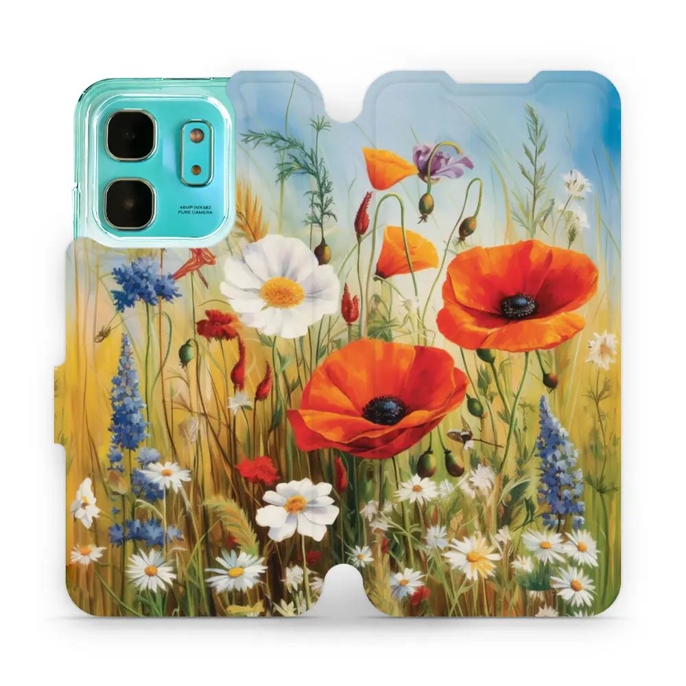 Flipové pouzdro Mobiwear - Infinix HOT 50i - VP43S Letní louka