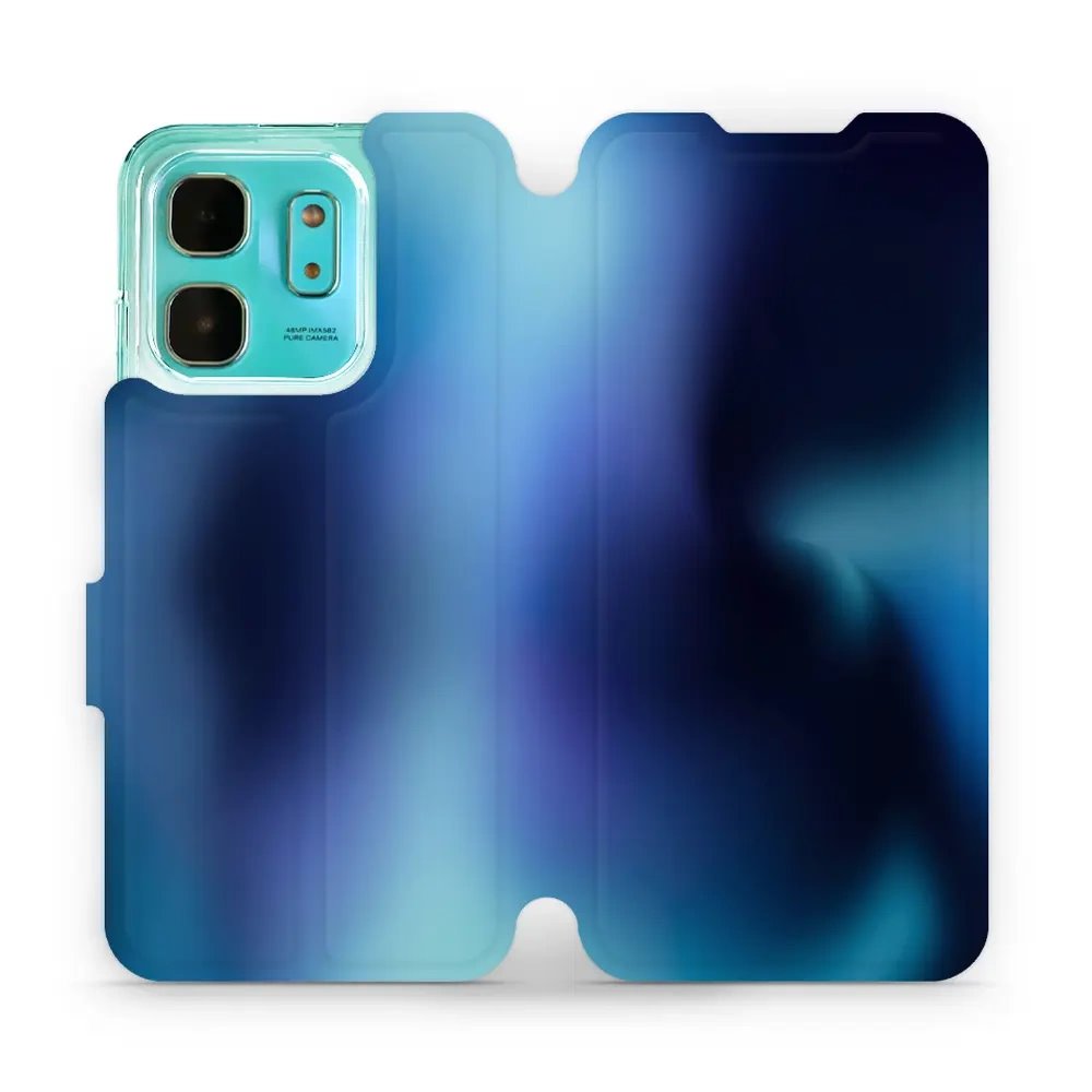 Flipové pouzdro Mobiwear - Infinix HOT 50i - VP68S Modrý odstín